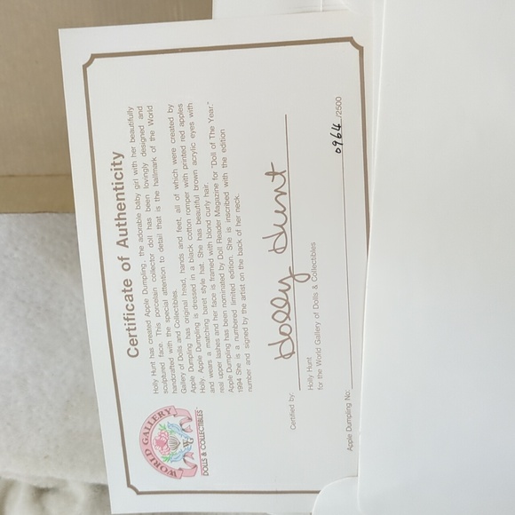 Certified Apple Dumpling doll - Picture 9 of 10